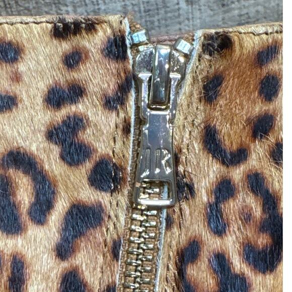 NEW Jack Rogers Berkley Booties Leopard Calf Hair Ankle Boots Size 7 - Picture 11 of 11